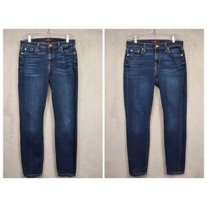 7 For All Mankind Jeans‎ Lot of 2 Womens 28 Ankle Gwenevere Skinny Medium Wash